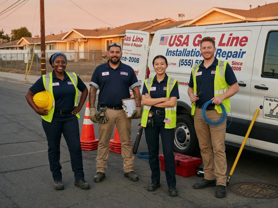 Gas Line Installation company in Oldhams, VA